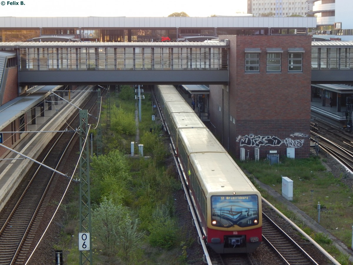Berliner S-Bahn in Berlin Gesundbrunnen am 07.05.2015