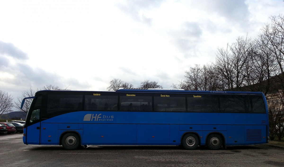 Beulas Eurostar-Scania aus der CZ im Dez.2013 in Krems gesehen.