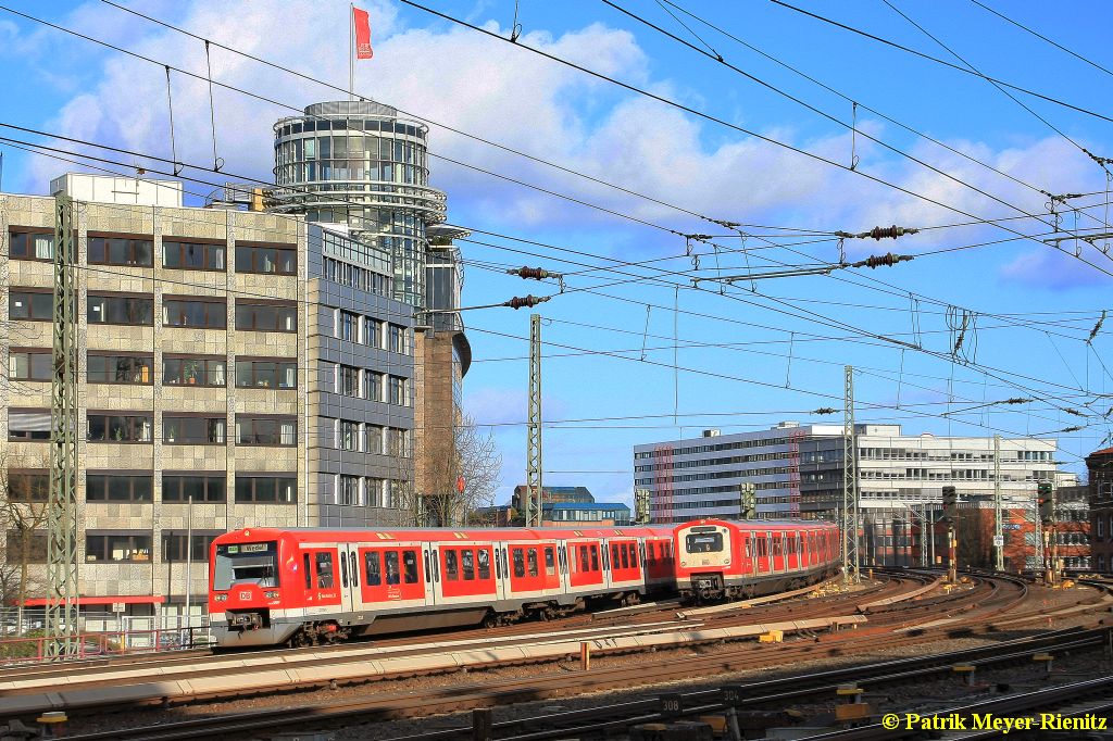 BR 474 und BR472 bei Einfahrt Hamburg Hbf am 02.04.2015