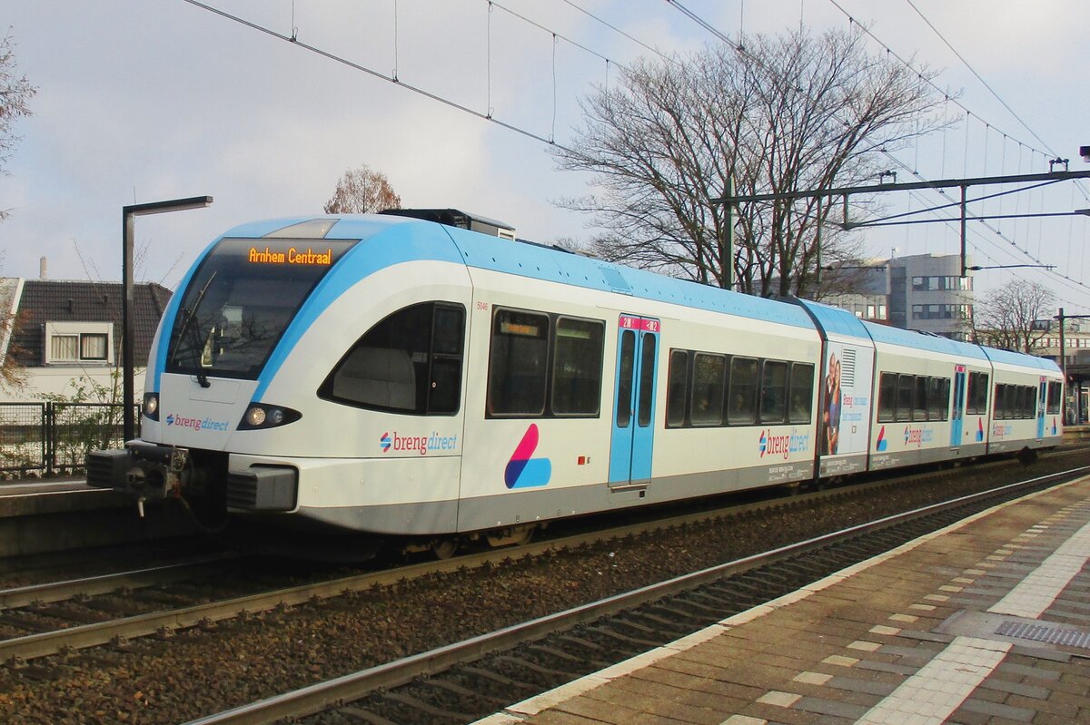 BRENG 5046 verlasst am 1 Dezember 2017 Arnhem-Velperpoort.