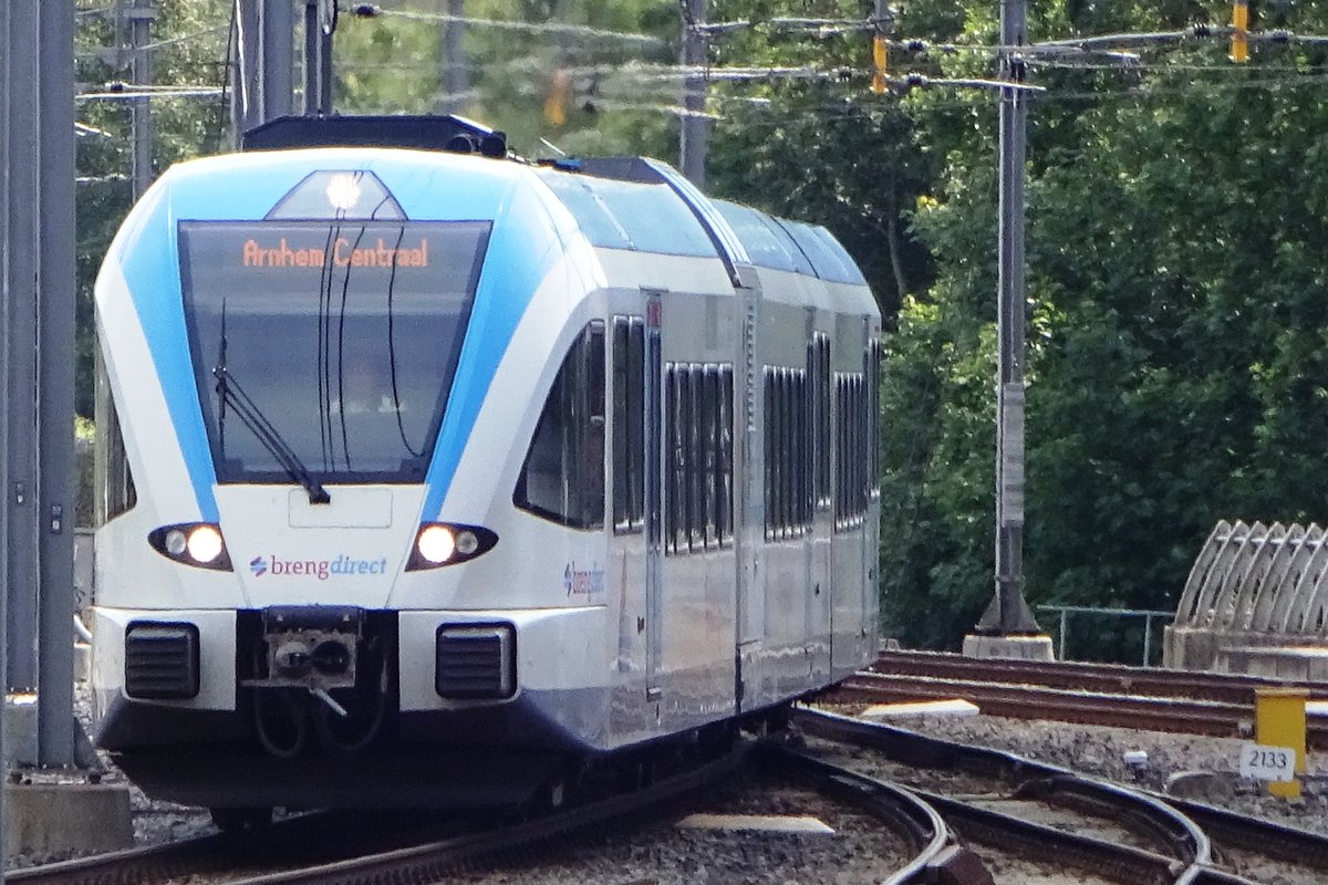 BRENG 5049 treft am 7 Juni 2019 in Arnhem centraal ein.