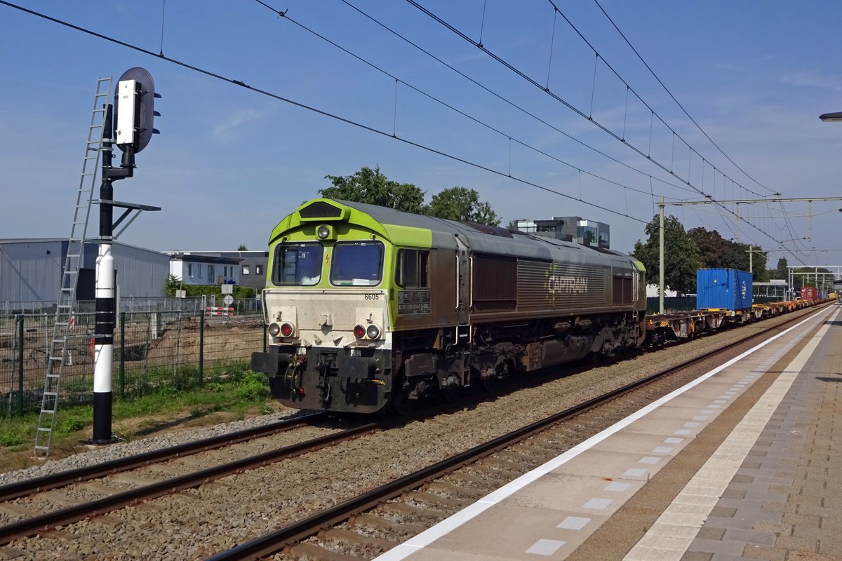 CapTrain 6605 steht am 23 Augustus 2019 in Oisterwijk.