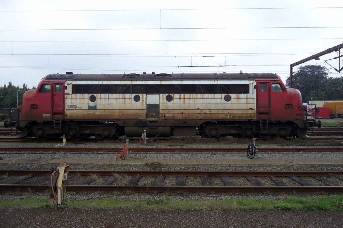 CapTrain Denmark MY 1134 steht am 24 september 2014 in Padborg.