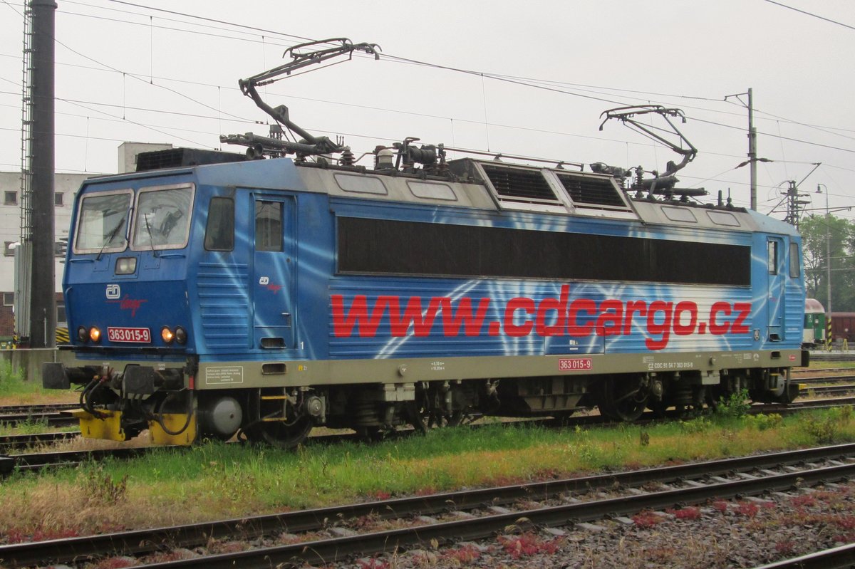 CD 363 015 steht in Ostrava hl.n. am 26 Mai 2015.