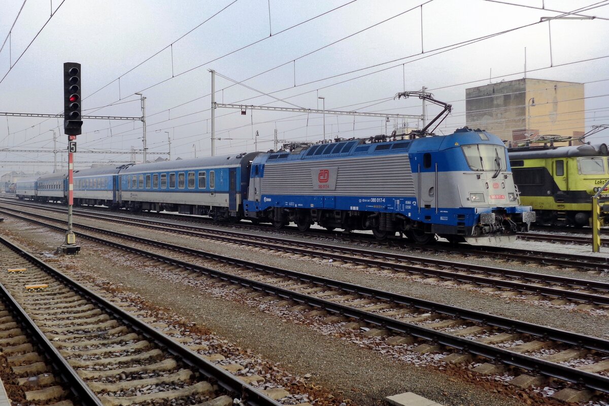 CD 380 017 treft am 1 Jänner 2017 in Breclav ein.