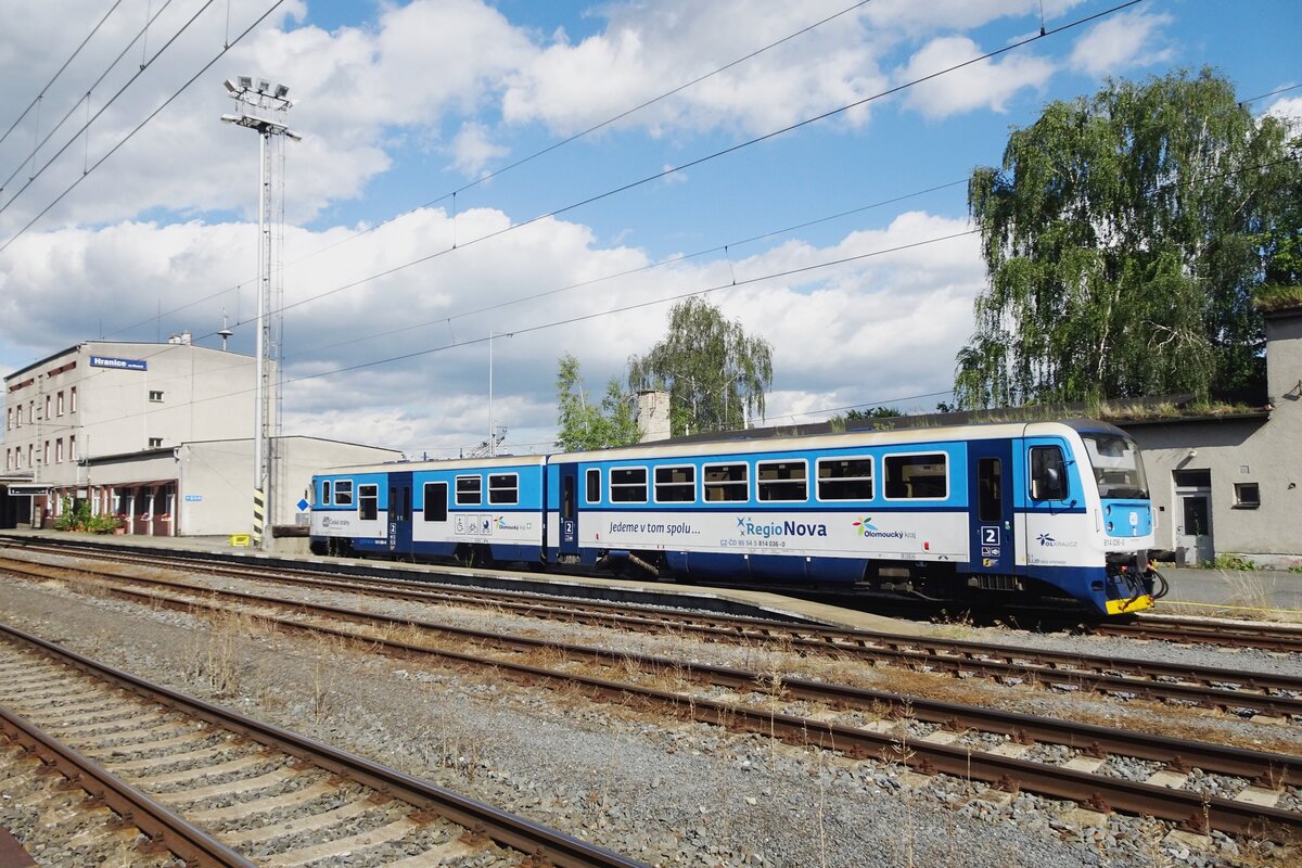 CD 814 036 steht am 12 Juni 2022 in Kralupy nad Vltavou.