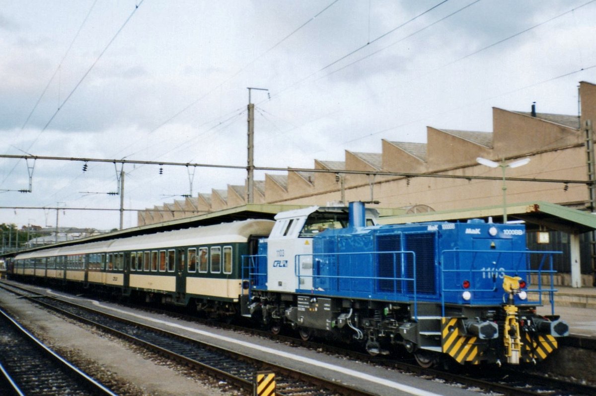 CFL 1103 rangiert in Luxembourg am 19 Mai 2004.