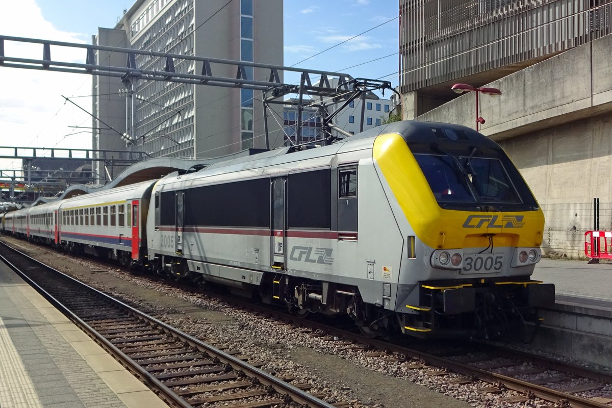 CFL 3005 verlässt Luxembourg mit ein RB nach Peiteng am 22 September 2019.