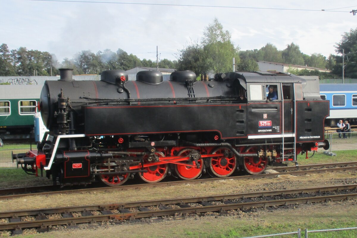 CSD 525 101 lauft am 22 September 2018 whrend der Tag der Eisenbahn um ins Bw von Ceske Budejovice.