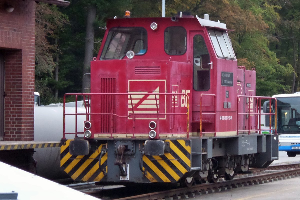 D5 der Bentheimer Eisenbahn steht am 21 September 2016 in Bad bentheim.