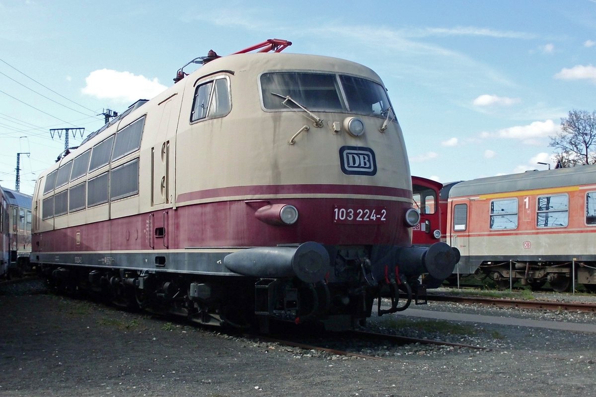 DB 103 224 steht am 19 September 2019 ins DB-Museum in Nürnberg.