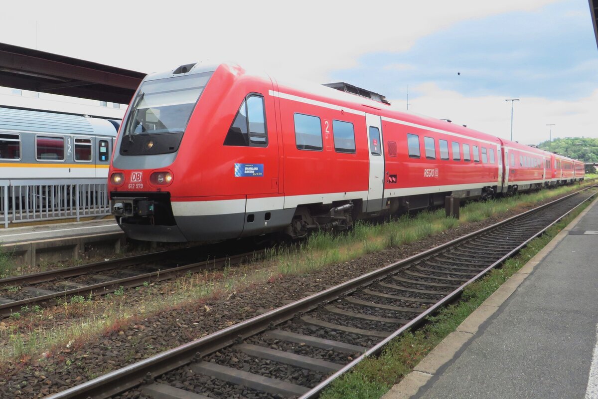DB 612 979 steht am 27 Mai 2022 in Schwandorf.