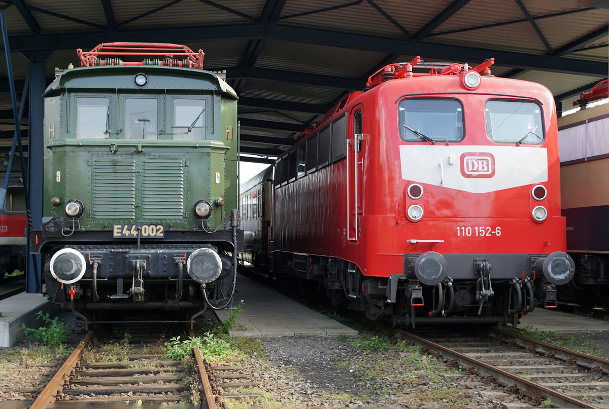 DB Museum Koblenz:
Am 23. September 2017 waren viele interessante Lokomotiven in Koblenz ausgestellt.
Foto: Walter Ruetsch 