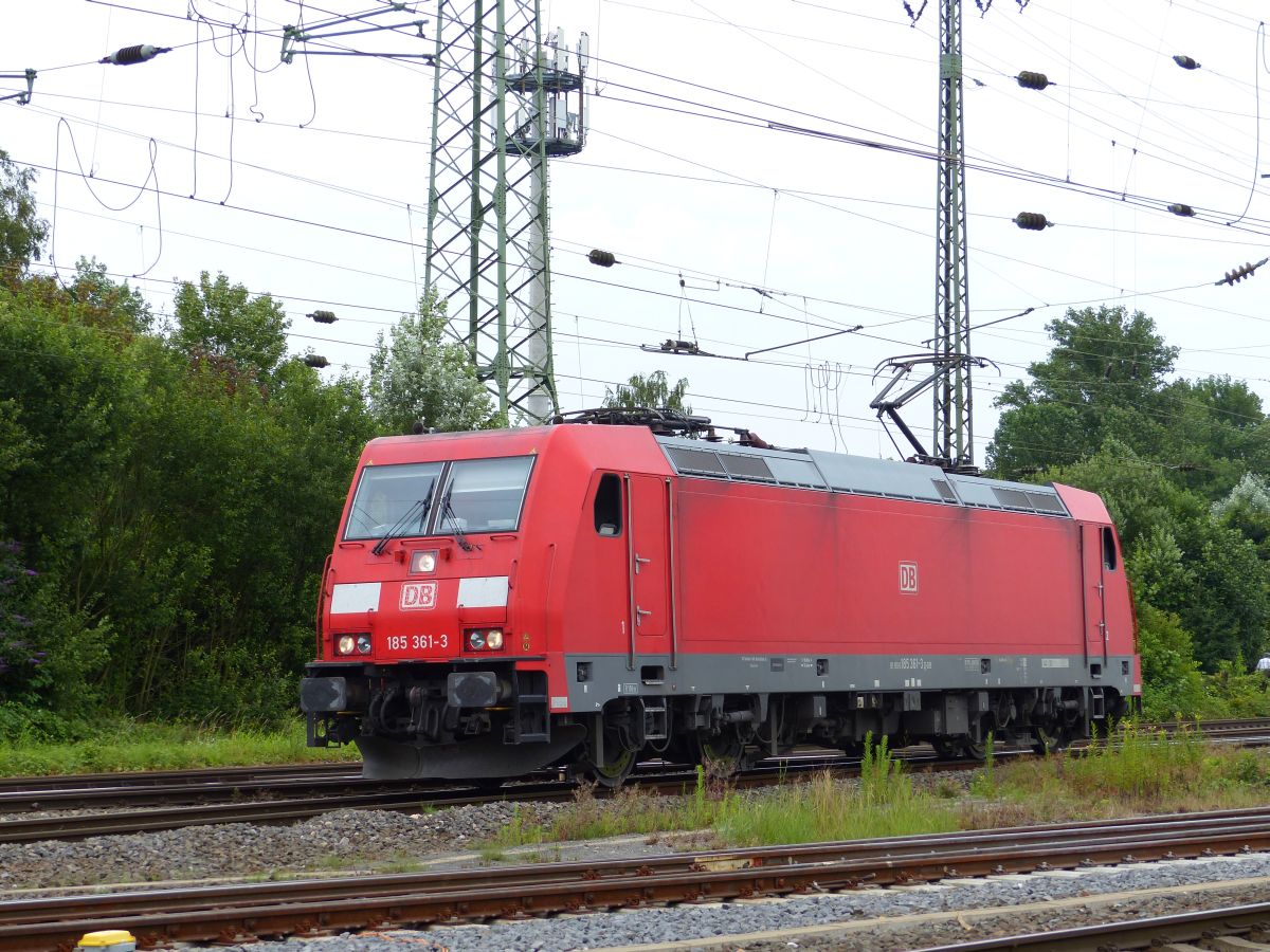DB Schenker Lok 185 361-3 Rangierbahnhof K�ln Gremberg 08-07-2016.

DB Schenker loc 185 361-3 rangeerstation Keulen Gremberg 08-07-2016.