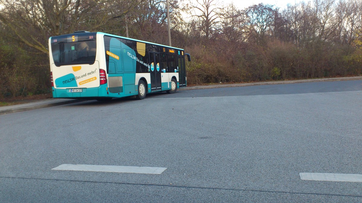 der Citaro K NB SW 529....in Monkeshof stand der kleinere dieser Baureihe von Mercedes...