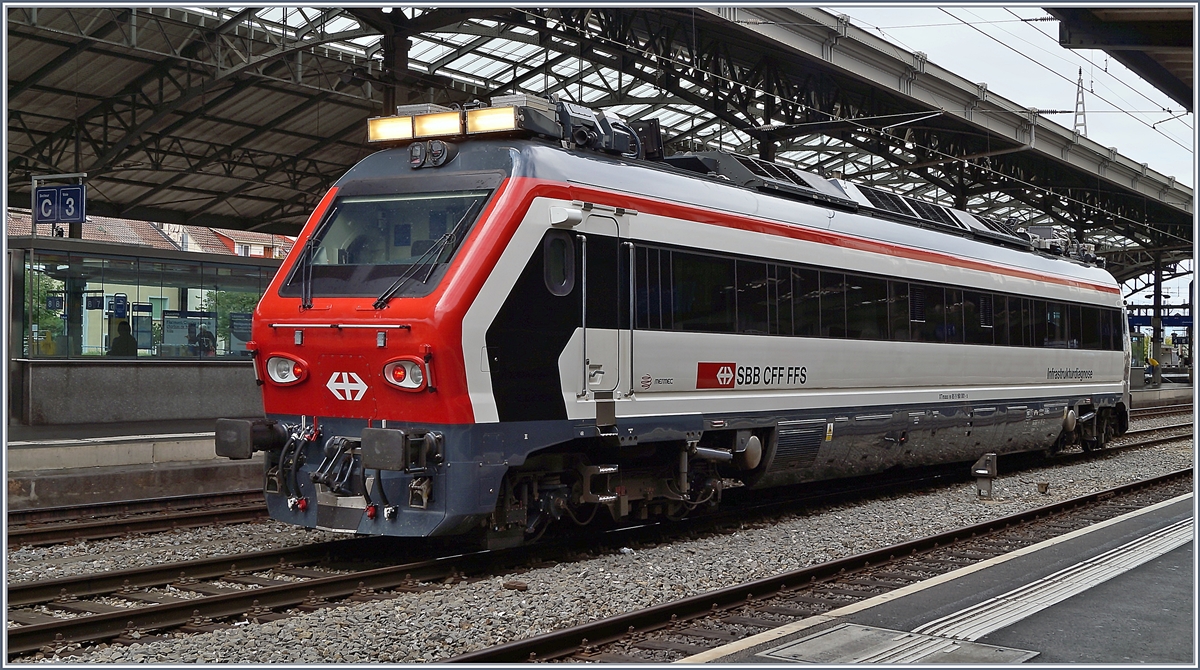 Der SBB Infrastrukturdiagnose XTmas 99 85 9 160-5 in Lausanne.

6. Sept. 2020
