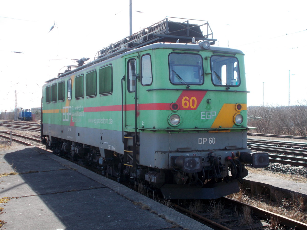 Die EGP 142 128 wurde von der WAB �bernommen und stand,am 04.April 2018,in Mukran.