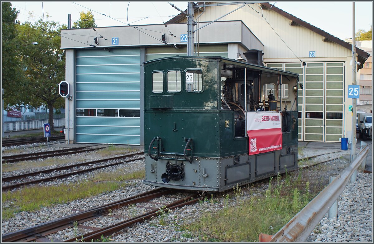 Die G 3/3 12, 1894 BTG (Eigentum der Stiftung BERNMOBIL historique) ist in Vevey angekommen. Das Berner Dampftram stellte einen Höhepunkt im September Event  Es war einmal - Gleise in der Stadt  dar.

2. September 2021