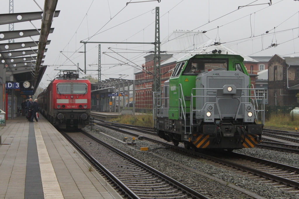 Die grne Power auf Schnupperkurs im Rostocker Hbf.17.10.2015