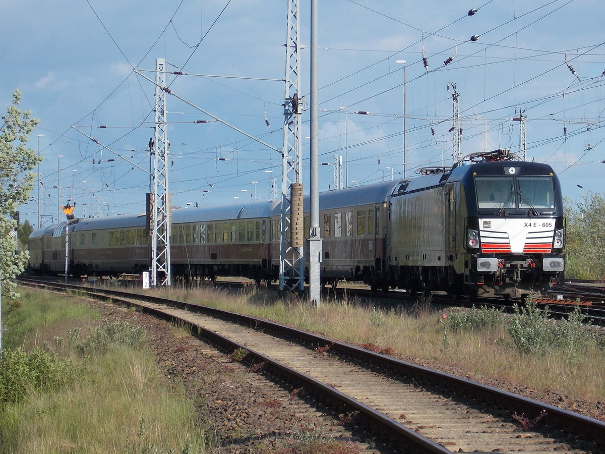 Die MRCE 193 603 am Mukraner Abstellplatz am 14.Mai 2016.