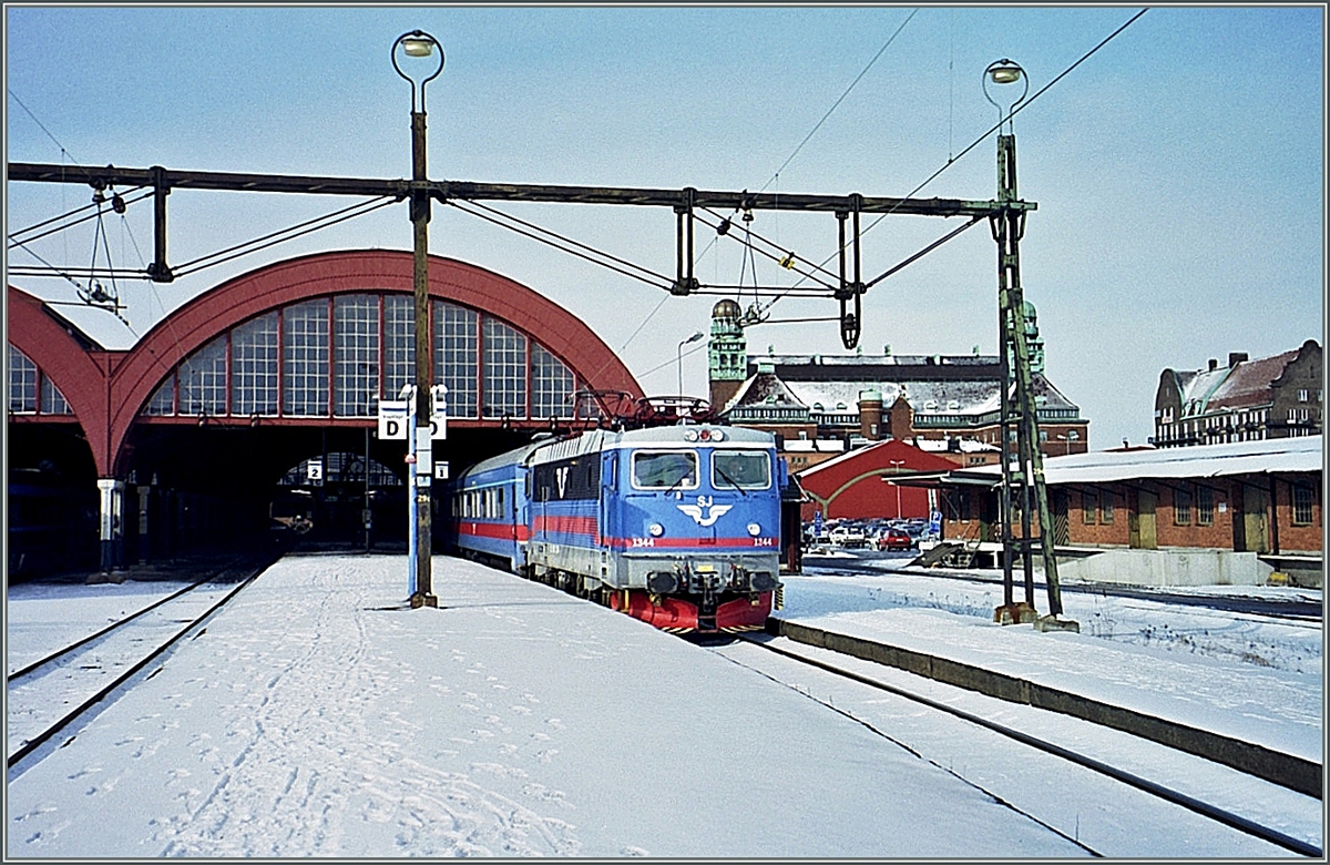 Die SJ 1344 in Malm.
20. Mrz 2001