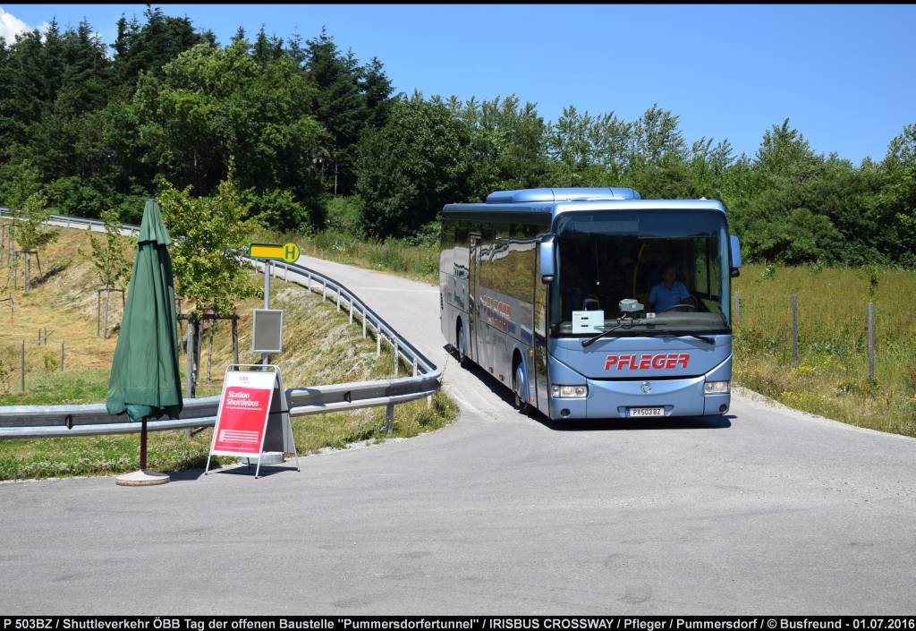 Ein IRISBUS CROSSWAY von Pfleger Reisen (NÖ).