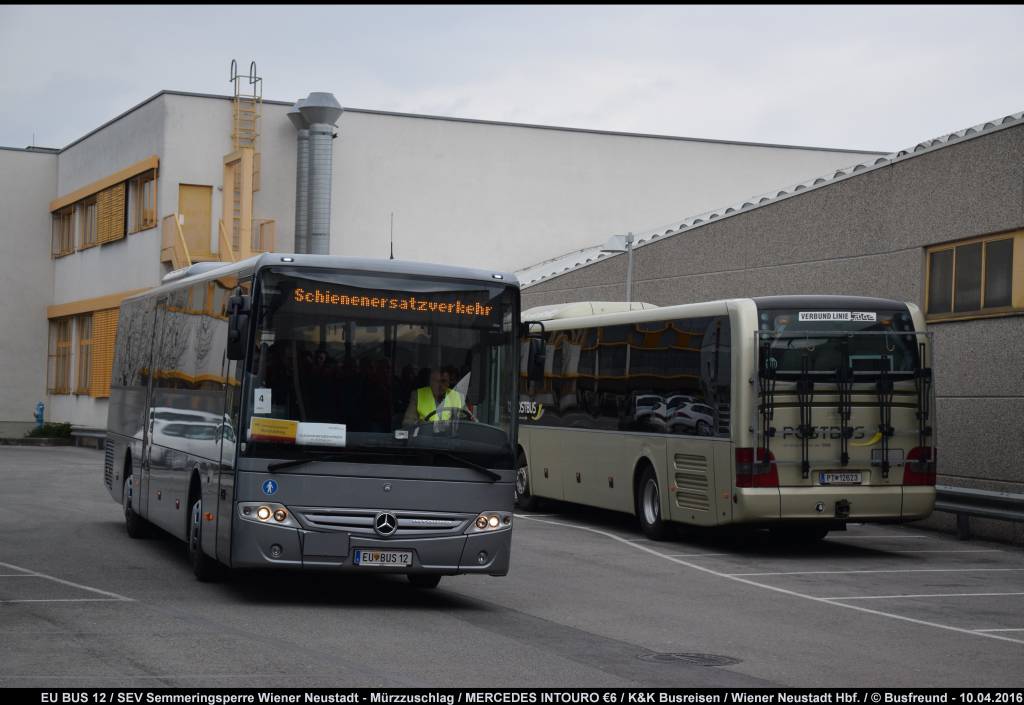 Ein MERCEDES INTOURO 6 von K&K Busreisen