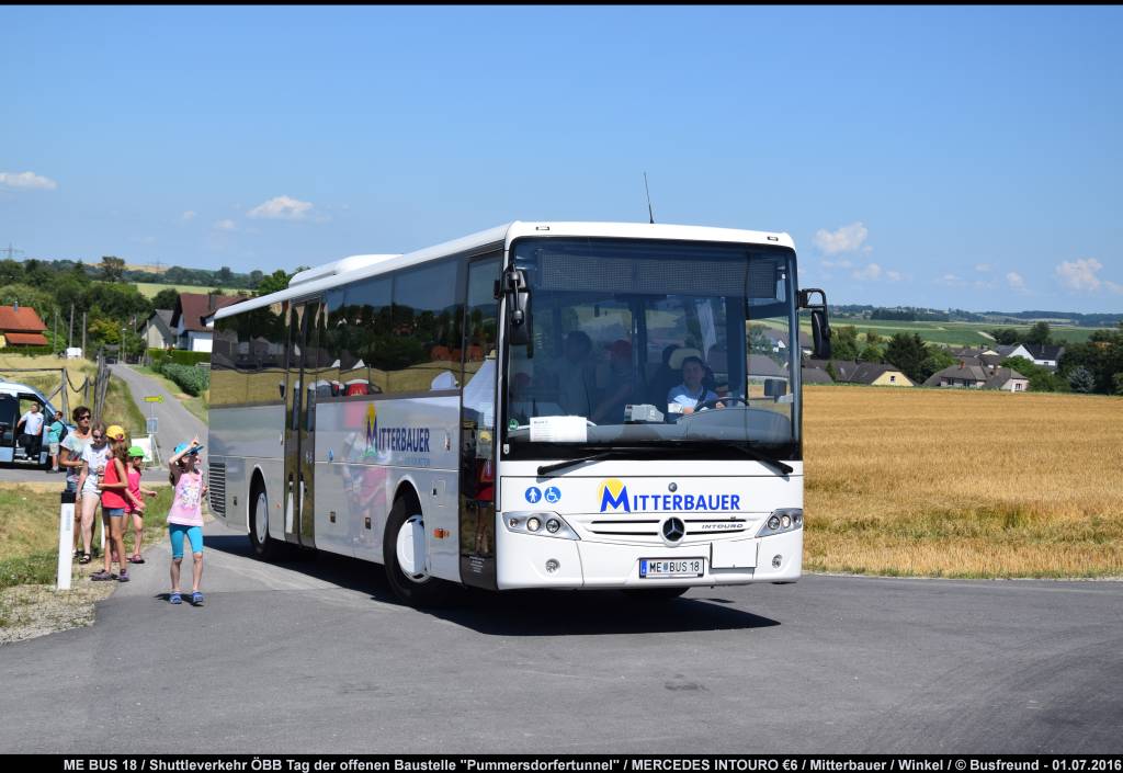 Ein neuer MERCEDES INTOURO €6 von Mitterbauer Reisen.