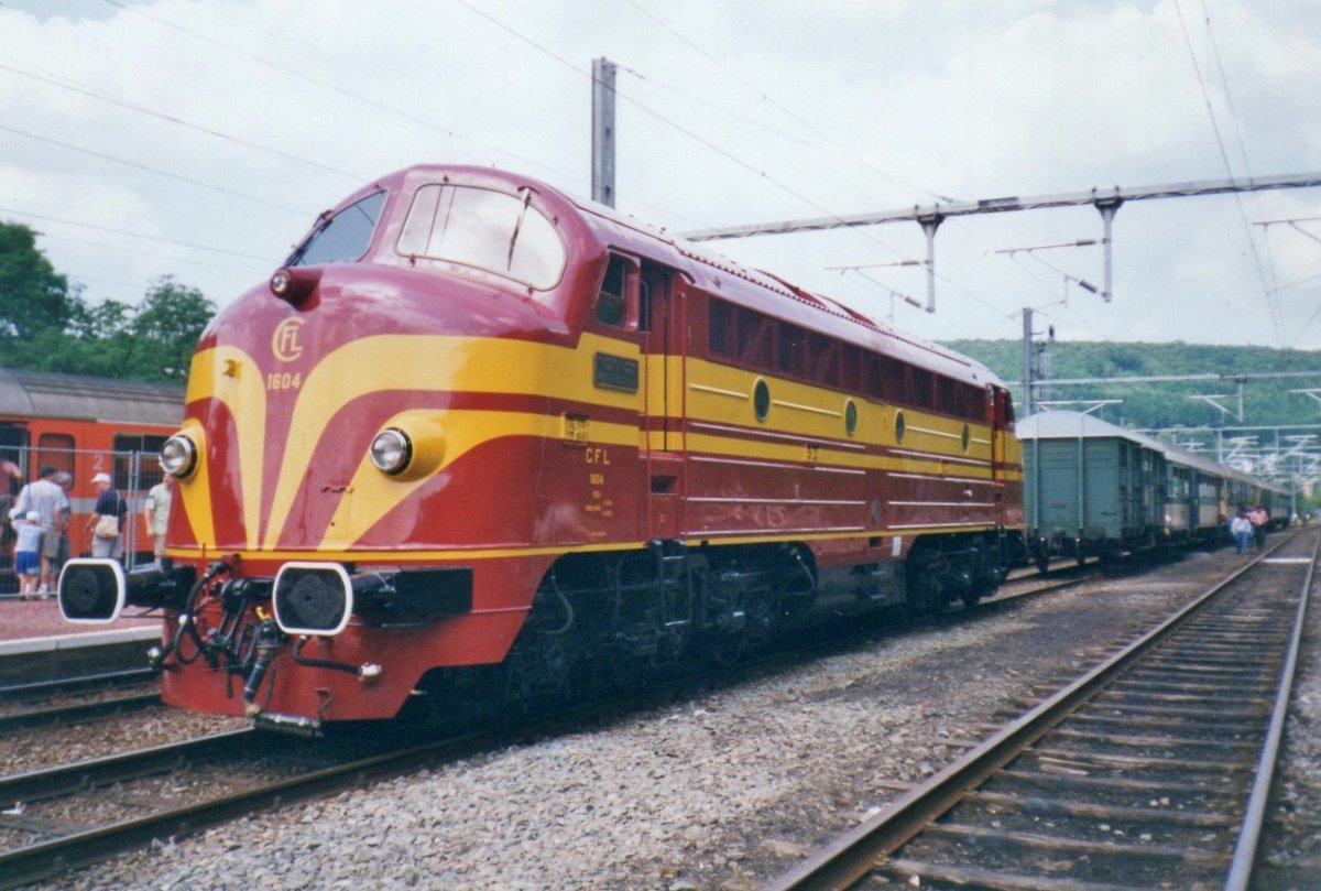 Ex-CFL 1604 steht am 13 Juli 1999 in Trois-Ponts.