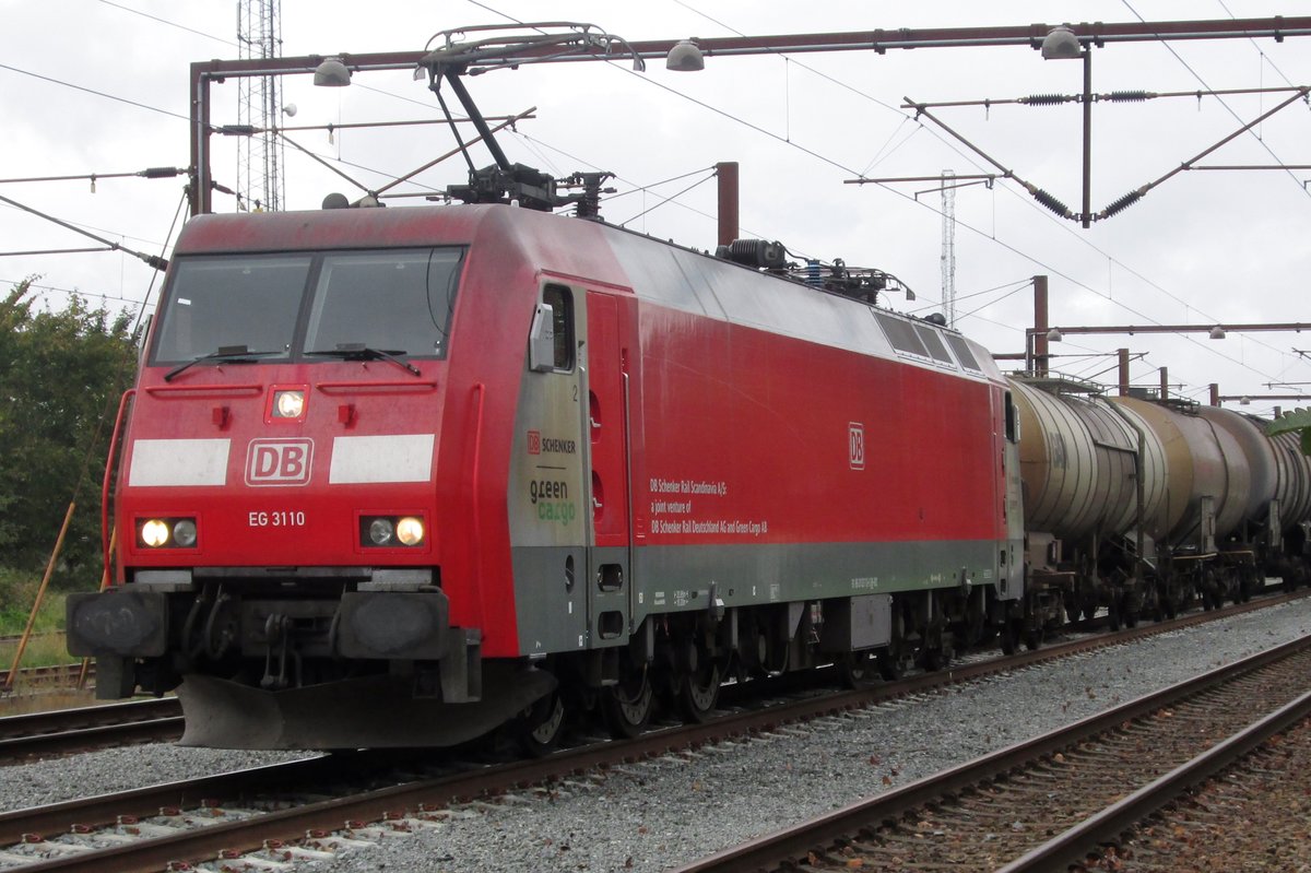 Ex-DSB EG 3110 steht am 24 September 2014 in Padborg.