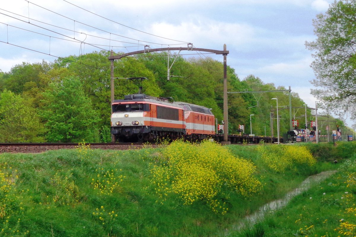Ex-LOCON 1831 durchfahrt Tilburg Oude warande am 24 April 2019.