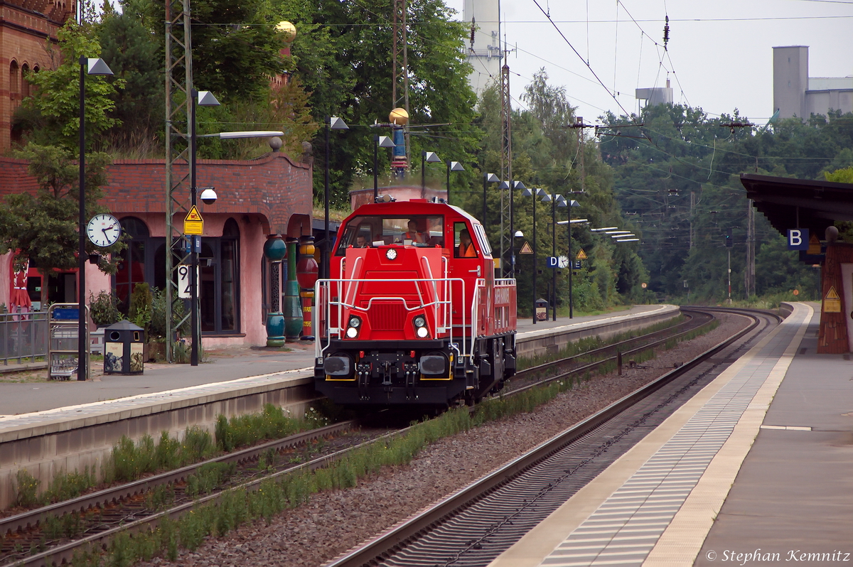 F9 (261 312-3) St�dtische H�fen Hannover kam durch Uelzen gefahren und fuhr in Richtung Celle weiter. 29.07.2014