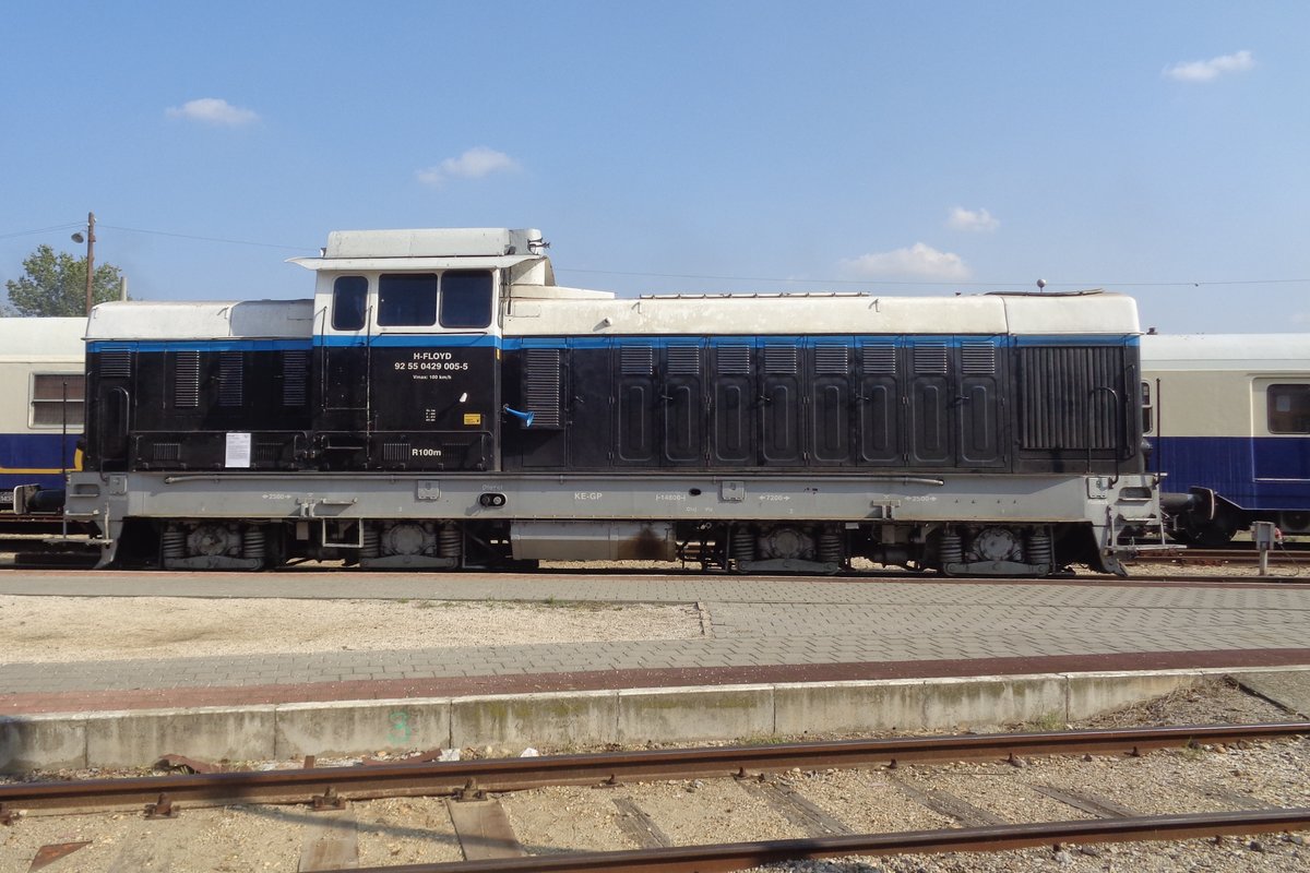 Floyd 429 005 steht am 8 September 2018 ins Eisenbahnmuseum in Budapest.