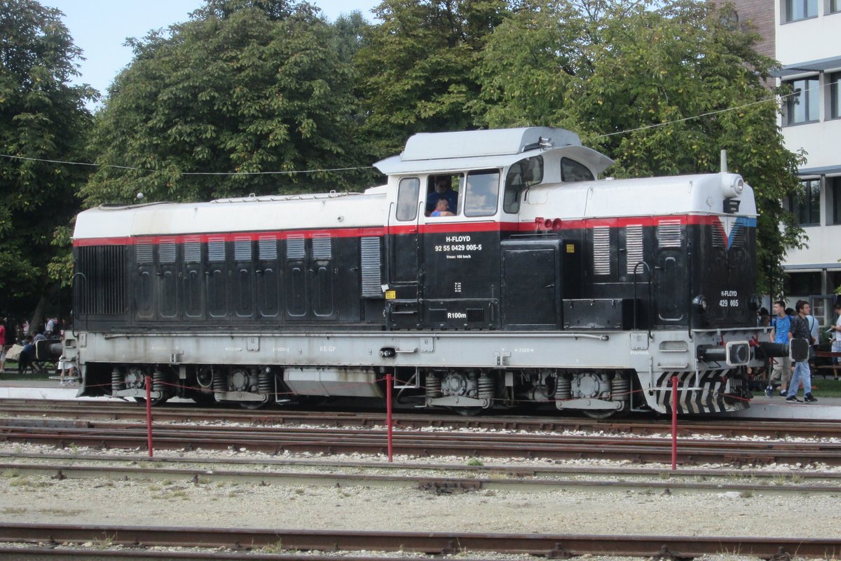 Floyd 429 005 steht am 9 September 2018 ins Eisenbahnmuseum in Budapest.