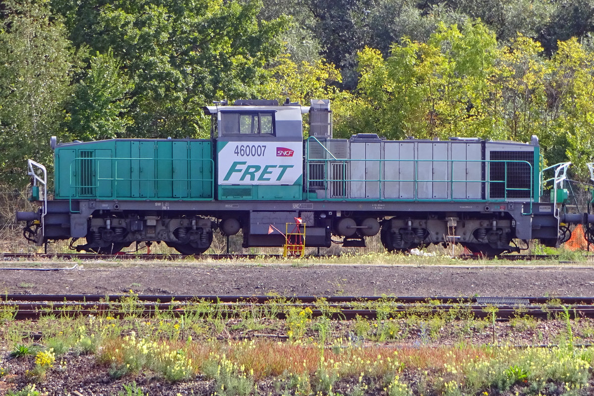 FRET 60007 steht am 22 September 2019 in Thionville.