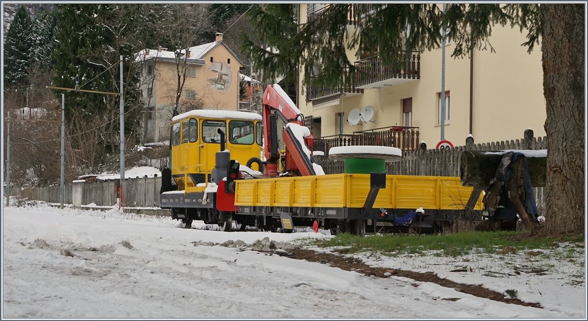 FS Bahn-Dienstfahrzeuge in Varzo.
14. Jan. 2017