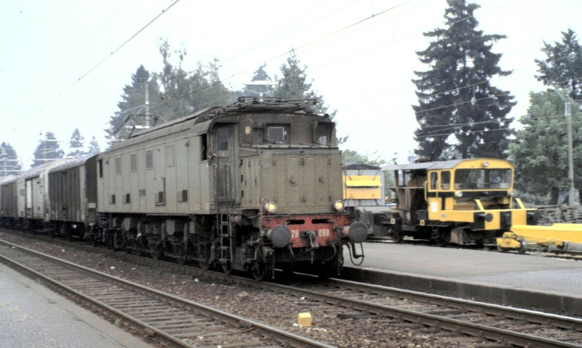 FS E 428 088 in Stresa am 09.09.1980.