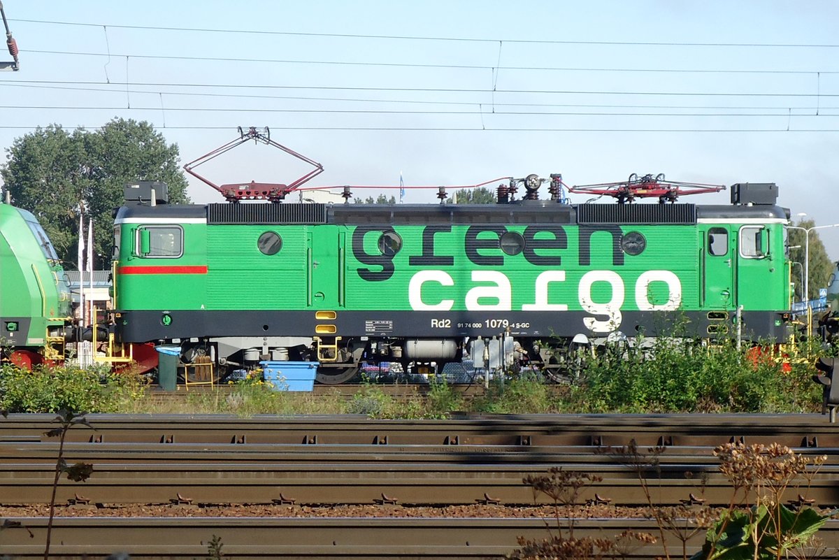 GC 1079 steht am 11 September 2015 abgestellt in Hallsberg. Die Rd ist eine Version der massive Rc-Reihe.