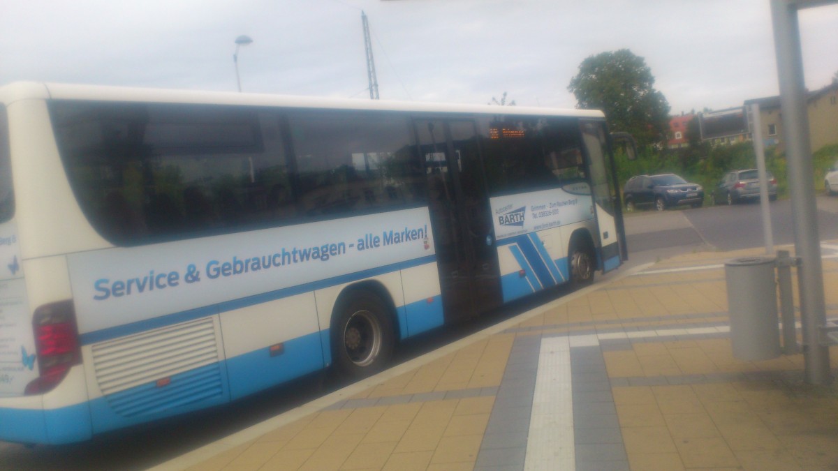 .....Greifswald Busbahnhof dieser Setra  