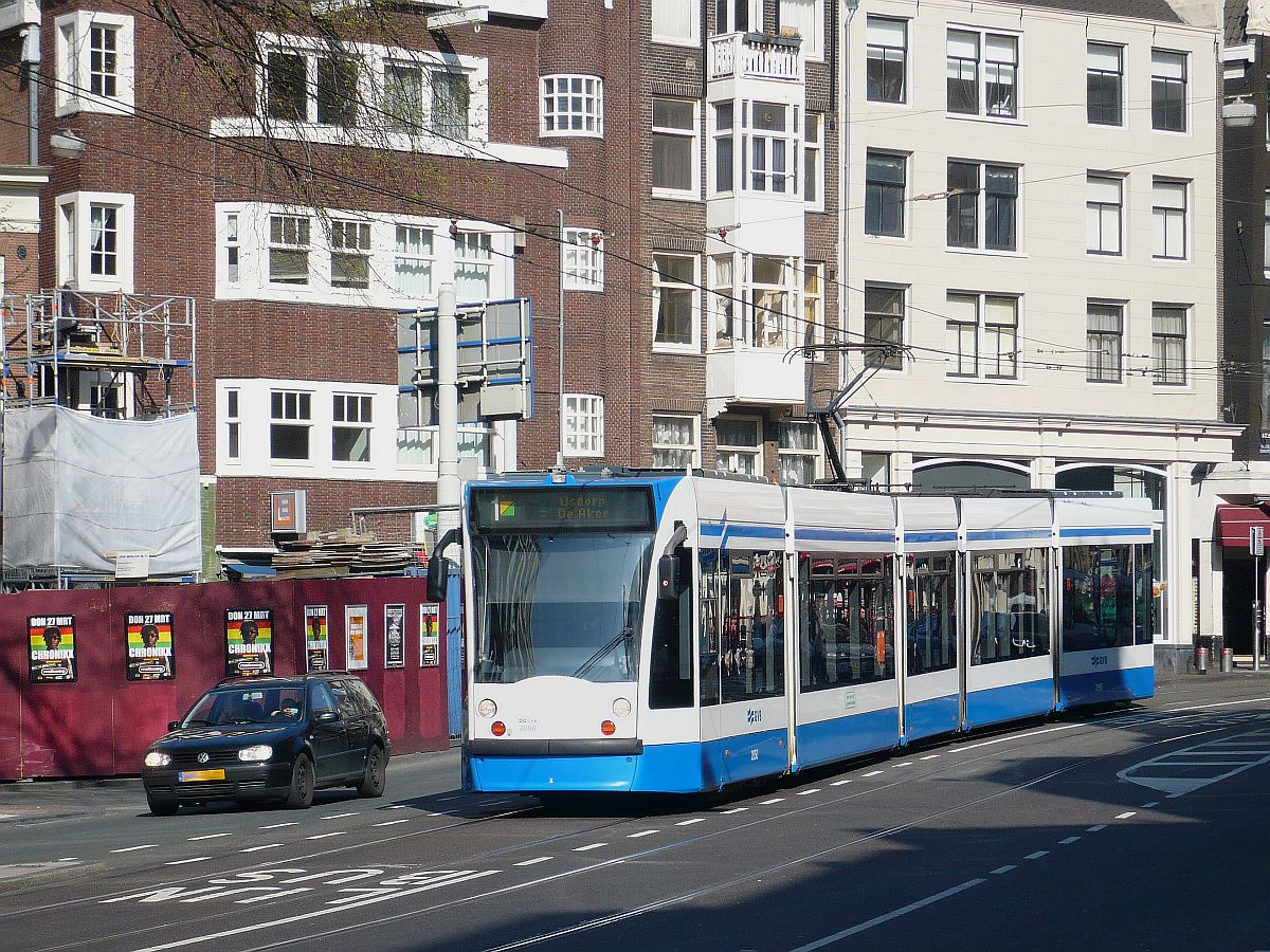 GVBA TW 2050 Nieuwezijds Voorburgwal, Amsterdam 12-03-2014.

GVBA tram 2050 Nieuwezijds Voorburgwal, Amsterdam 12-03-2014.