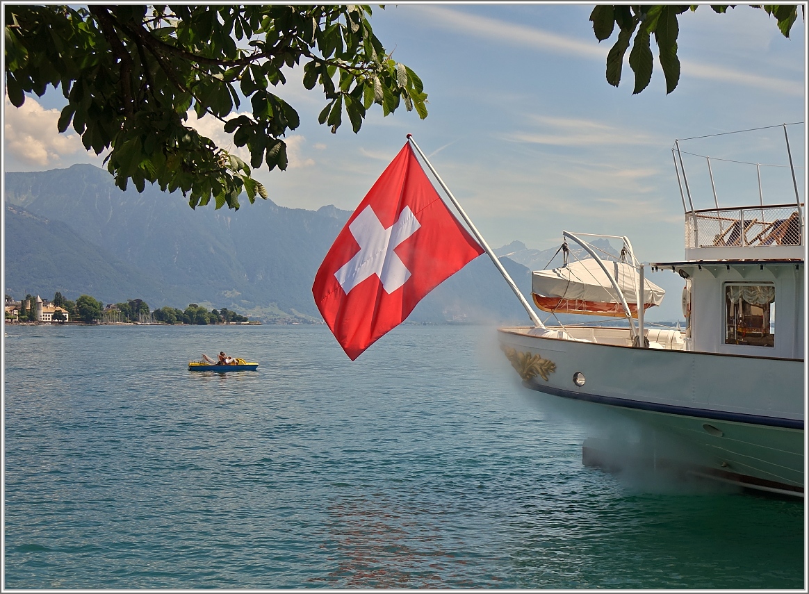 Hafenszene in Vevey.
(26.06.2015)
