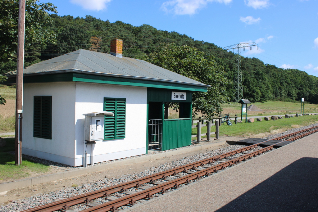 Haltepunkt Seelvitz auf der Insel Rügen.29.07.2025