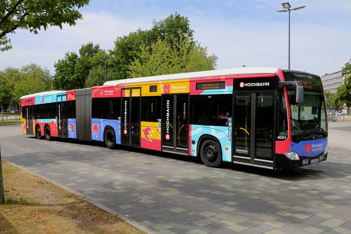HHA Hamburg - Nr. 4001/HH-YB 4001 - Mercedes am 10. Mai 2025 in Hamburg (Aufnahme: Martin Beyer)