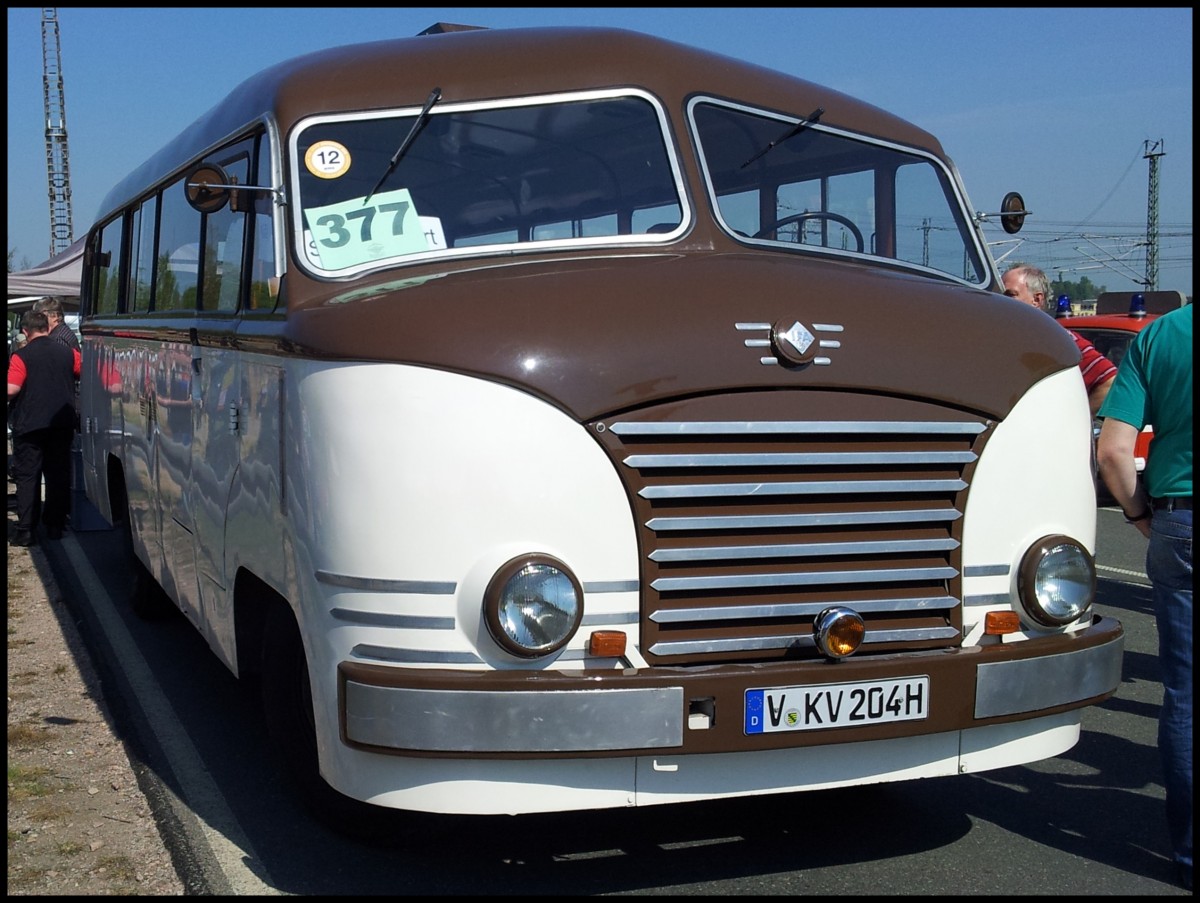 IFA H3B vom Reichenbacher Verkehrsbetrieb in Werdau. 