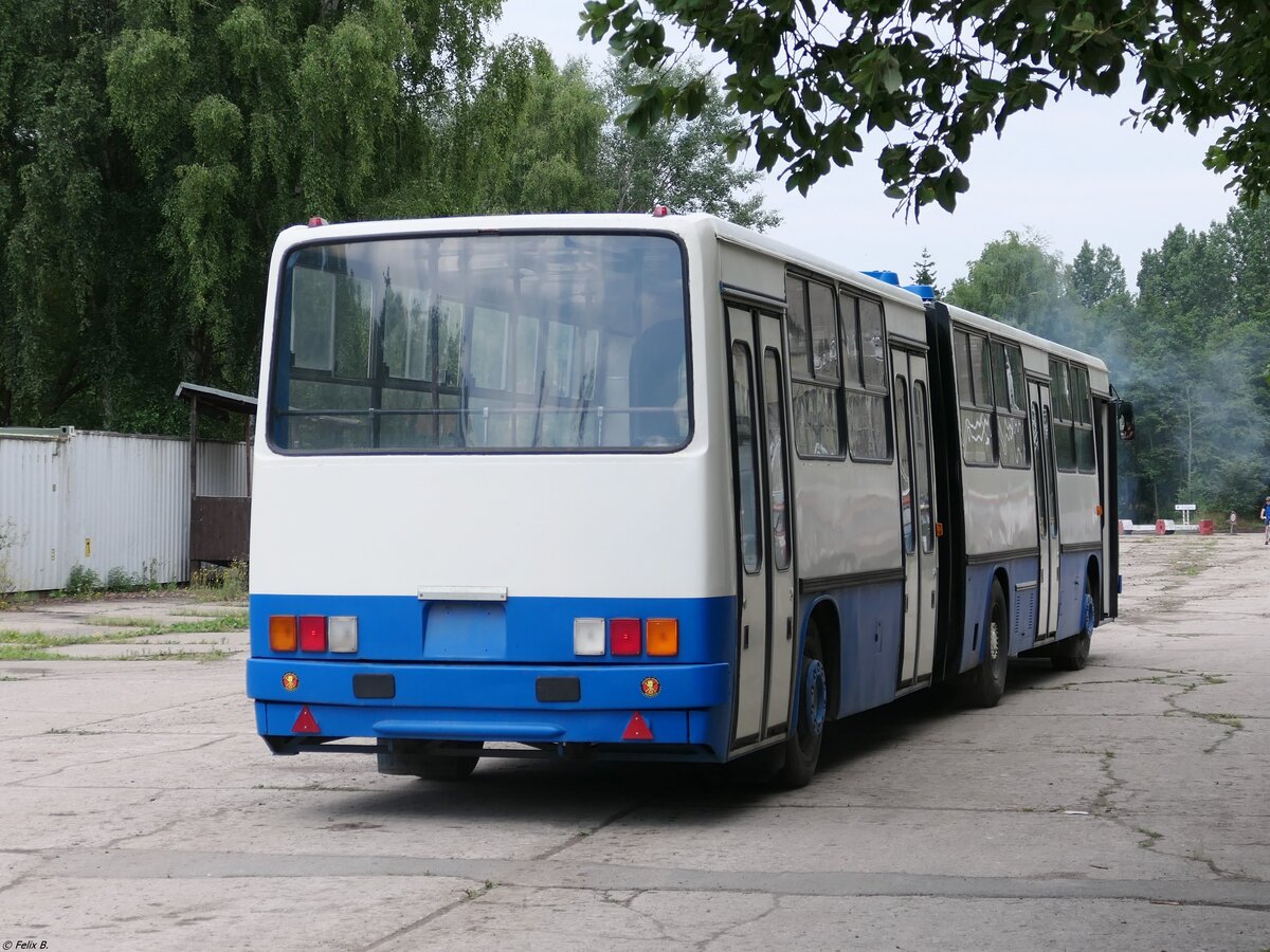 Ikarus 280 vom Technikmuseum Pütnitz (exex Kapos Volán Zrt. (BY 64-60), ex Kaposvári Közlekedési Zrt. (BRS-306)) in Pütnitz.