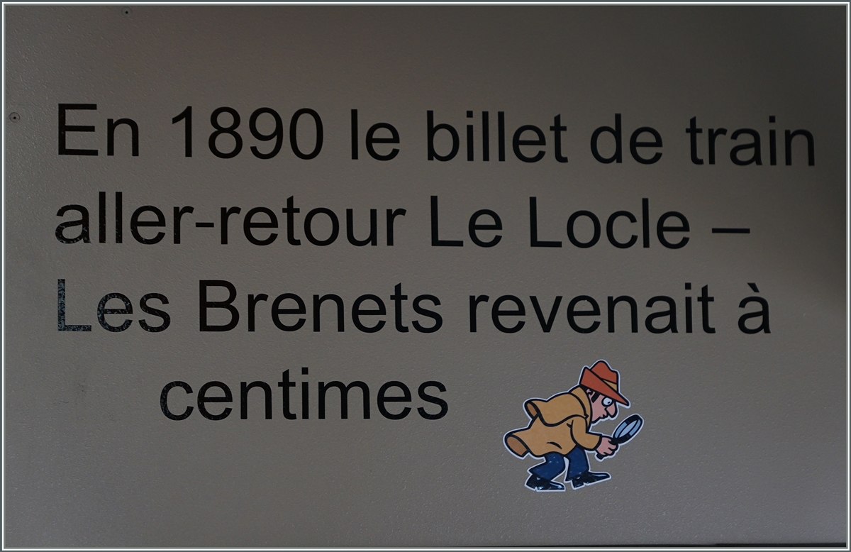 Im Innern des BDe 4/4 N° 3 zeigt ein (nicht der) Lupen-Inspektor, dass es auf der unscheinbaren Linien Le Locle - Les Brenets unzählige Details zu entdecken gibt.
18.März 2016 