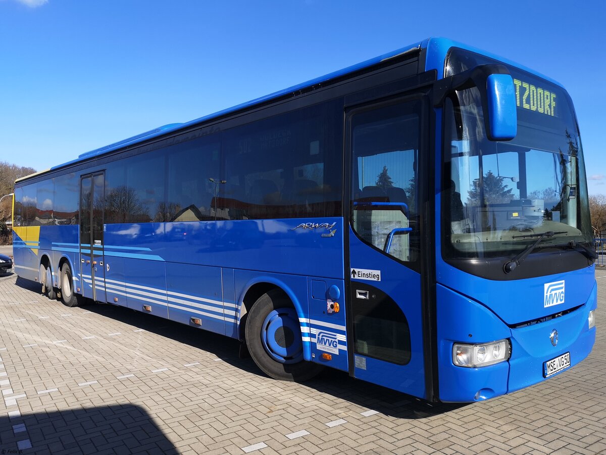 Irisbus Arway der MVVG (ex Cartreize/F) in Woldegk.