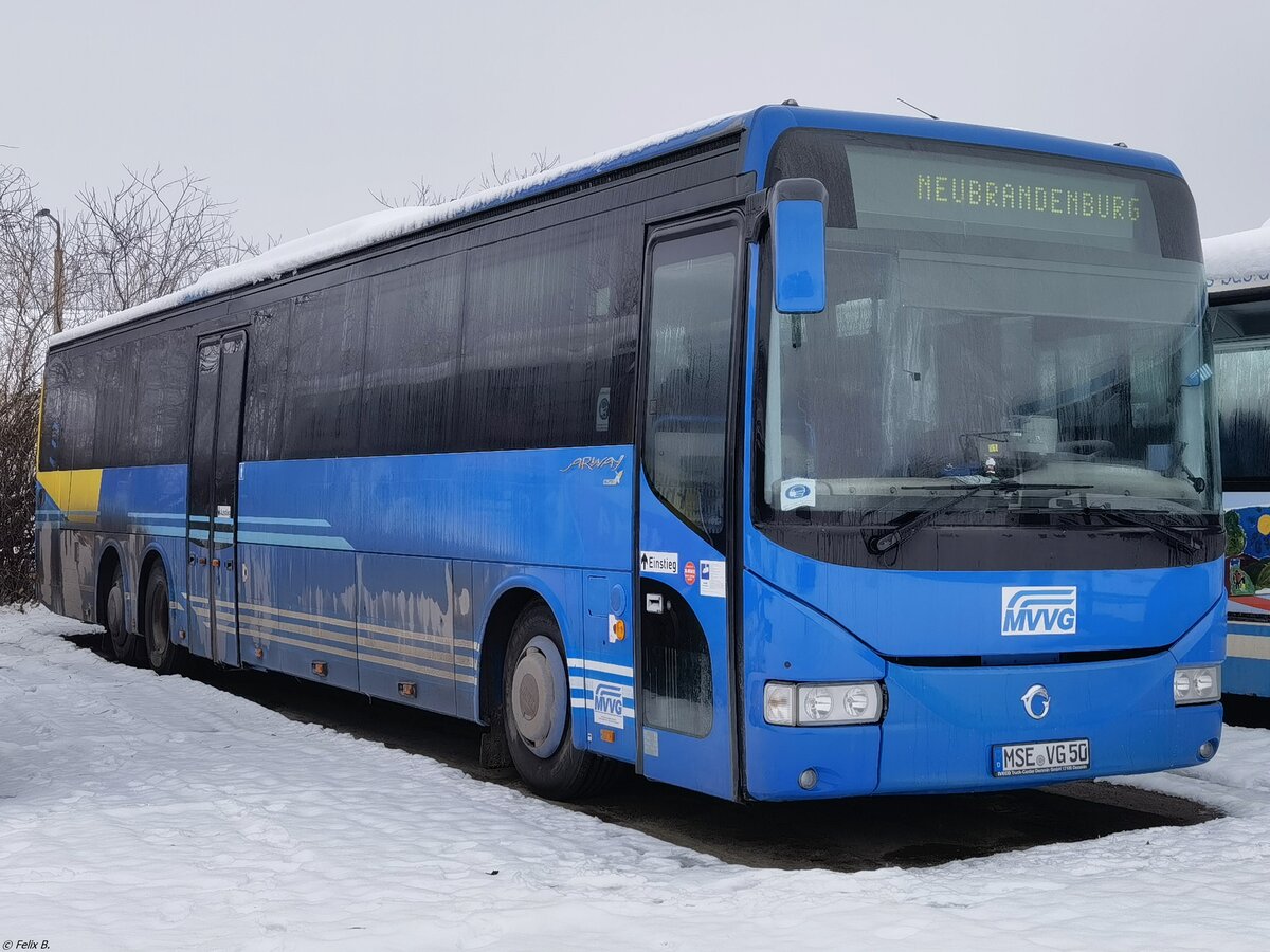 Irisbus Arway der MVVG (ex Cartreize/F) in Neubrandenburg. 