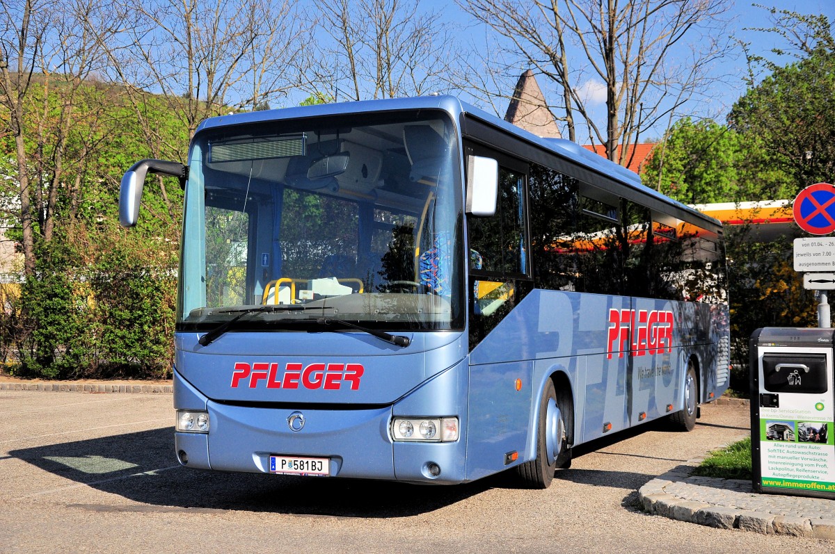 Irisbus von Pfleger Reisen aus sterreich im April 2015 in Krems.