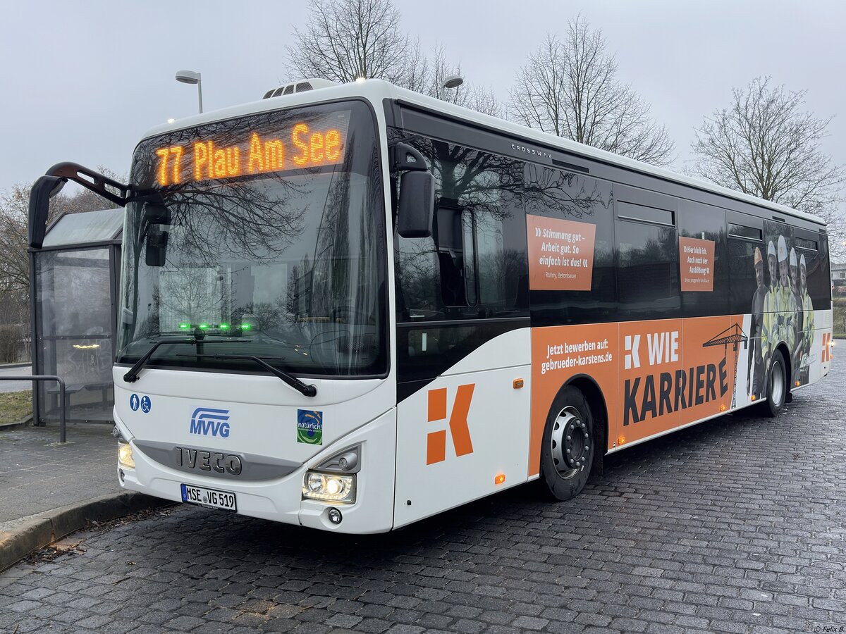 Iveco Crossway der MVVG in Malchow.